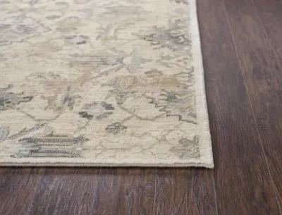 Gossamer Beige Classic/Updated 100% New Zealand Wool 8' x 10' Rectangle Rug