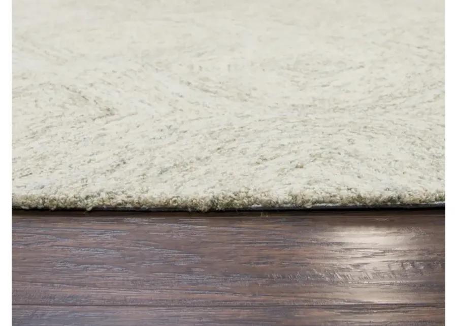 Brindleton Beige Tweed Wool 5' x 8' Rectangle Rug