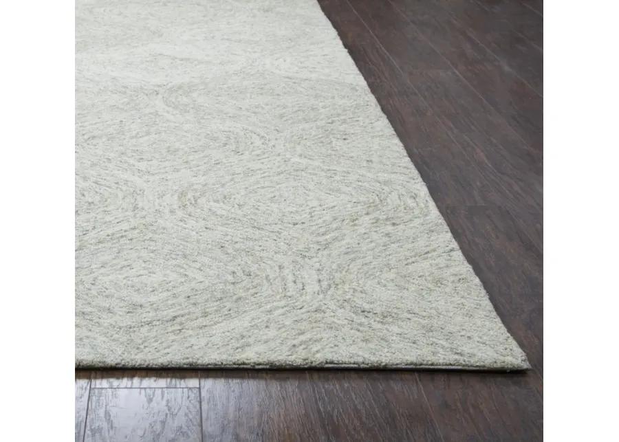 Brindleton Beige Tweed Wool 5' x 8' Rectangle Rug