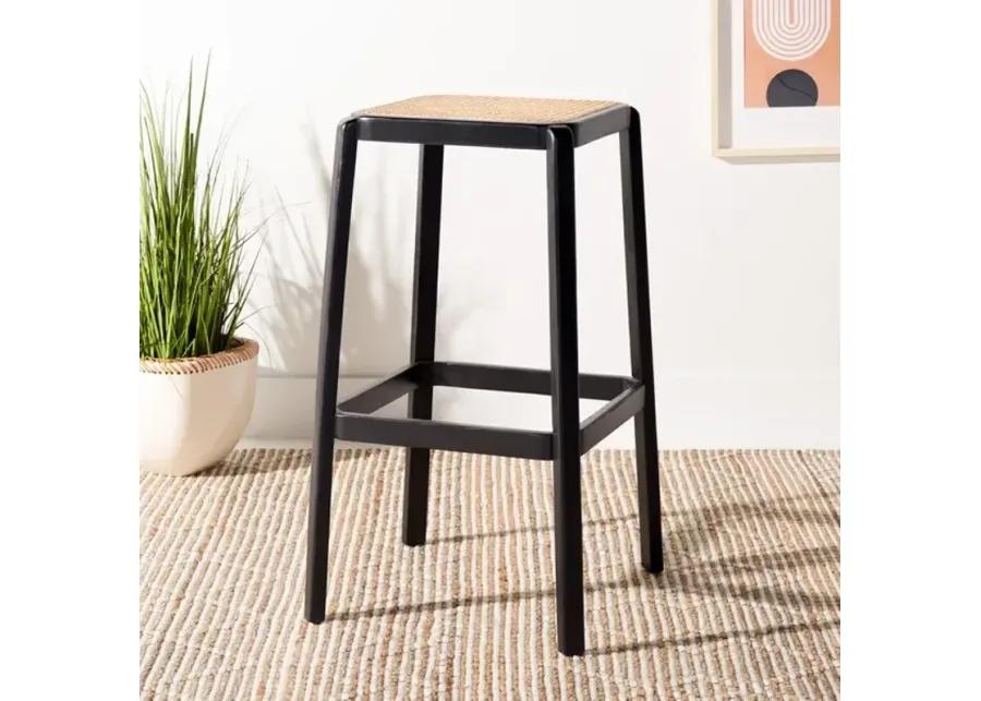 SILUS BACKLESS CANE BAR STOOL