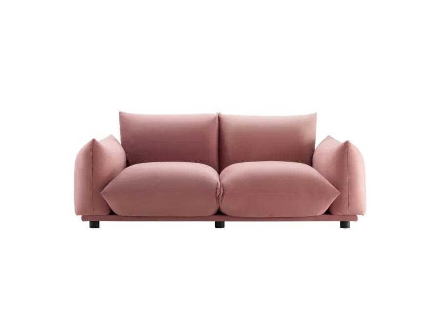 Copious Performance Velvet Loveseat