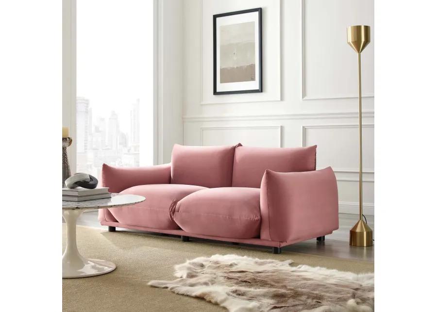 Copious Performance Velvet Loveseat