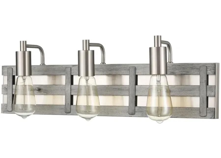 Brigantine 23" Wide 3-Light Vanity Light - Weathered Driftwood