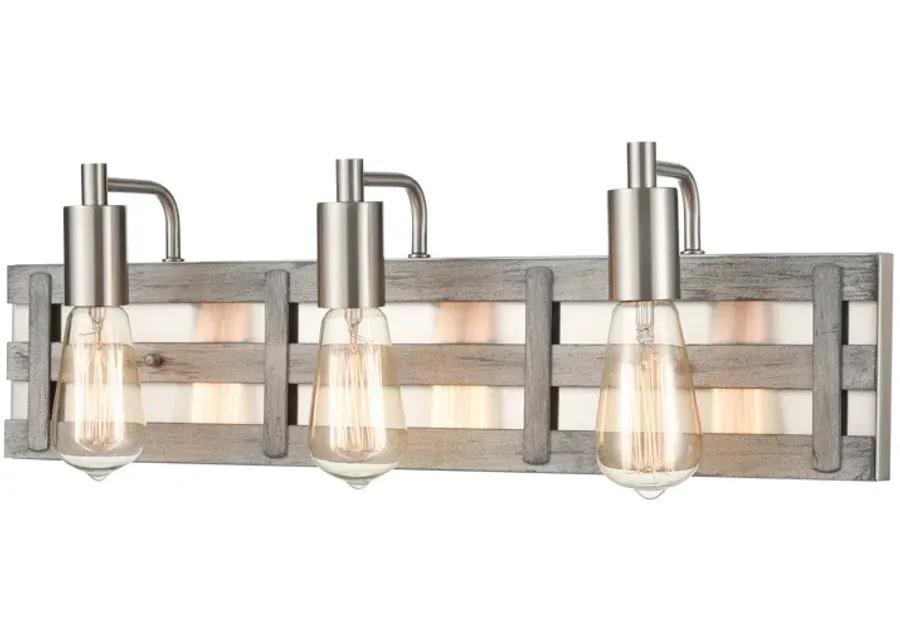 Brigantine 23" Wide 3-Light Vanity Light - Weathered Driftwood