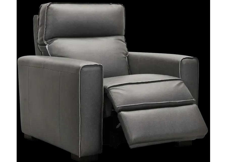 Braeburn Leather Recliner w/PWR Headrest