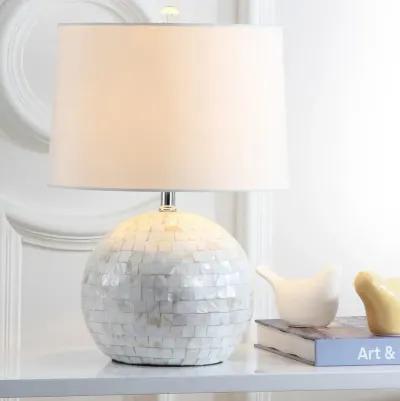 Nikki 21-Inch H Shell Table Lamp