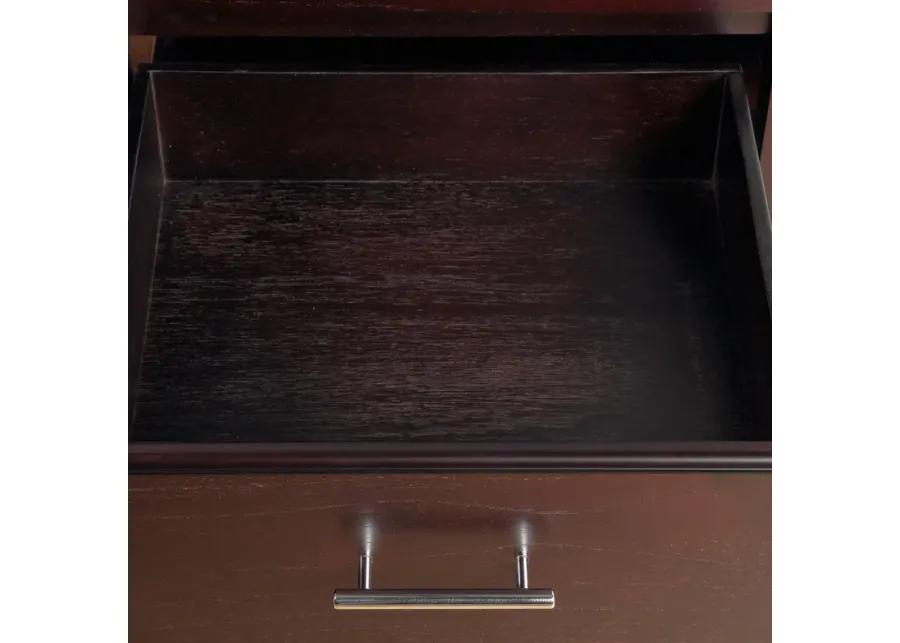 Nevis One Drawer Nightstand in Espresso