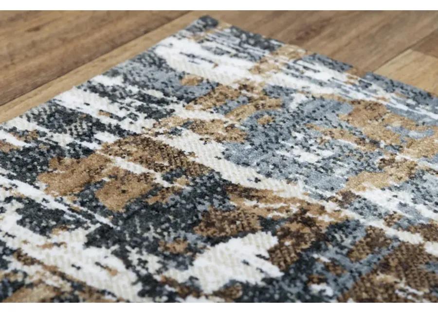 Elite Brown  Recycled Polyester 9'x12' Rectangle Rug