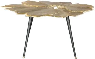 Gingko Coffee Table Antique Brass