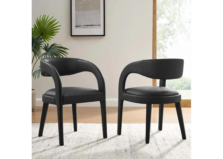 Pinnacle Vegan Dining Chair - Set of 2