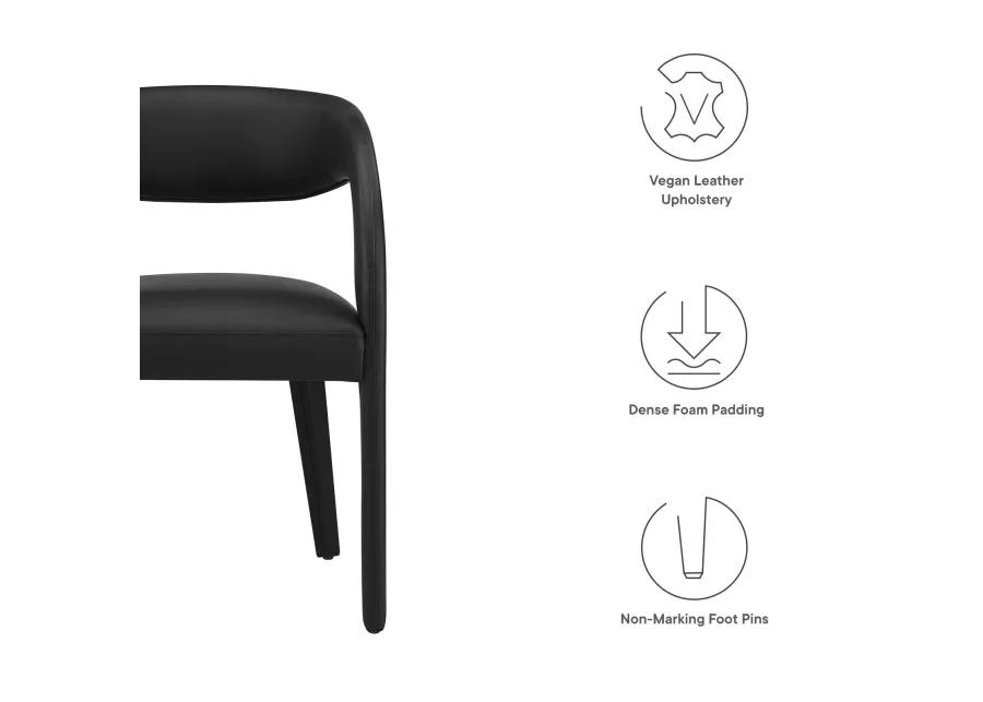 Pinnacle Vegan Dining Chair - Set of 2