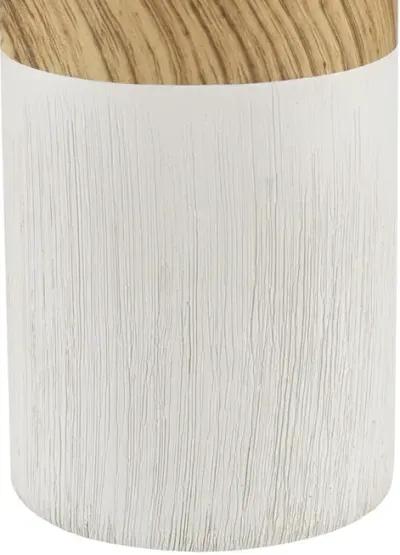 510 Design Nicolo White Textured Ceramic Table Lamp