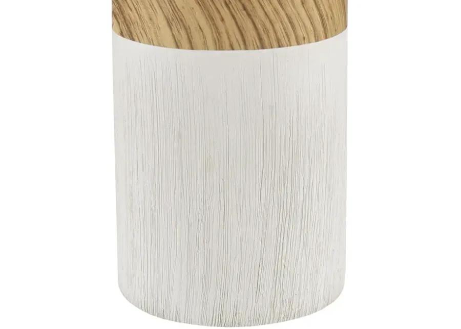 510 Design Nicolo White Textured Ceramic Table Lamp