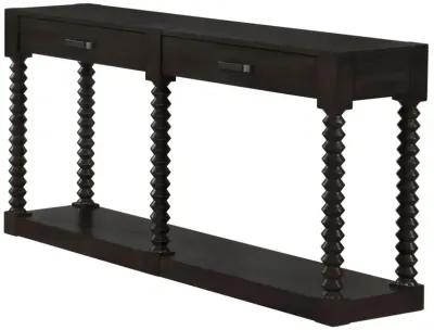 Meredith 2-drawer Sofa Table Coffee Bean