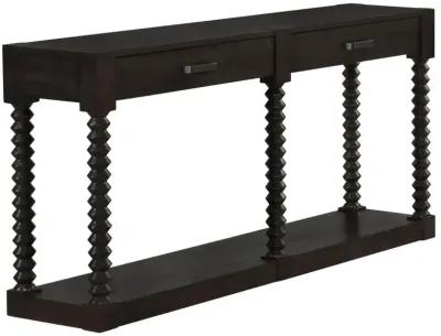 Meredith 2-drawer Sofa Table Coffee Bean