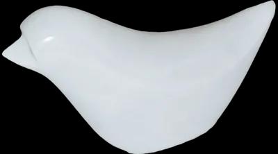 Marble, 7" Bird, White