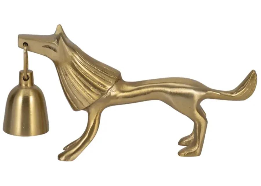 9" Lion Candle Snuffer, Gold