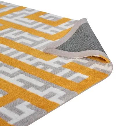 Nahia Geometric Maze 5x8 Area Rug