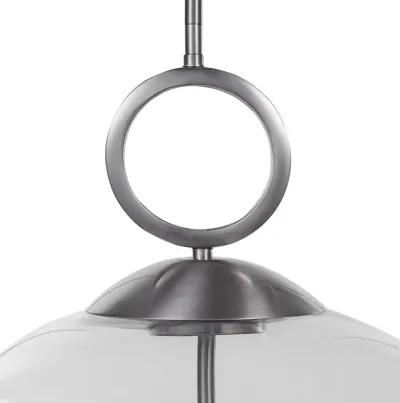 Calix Nickel 1 Light Glass Pendant