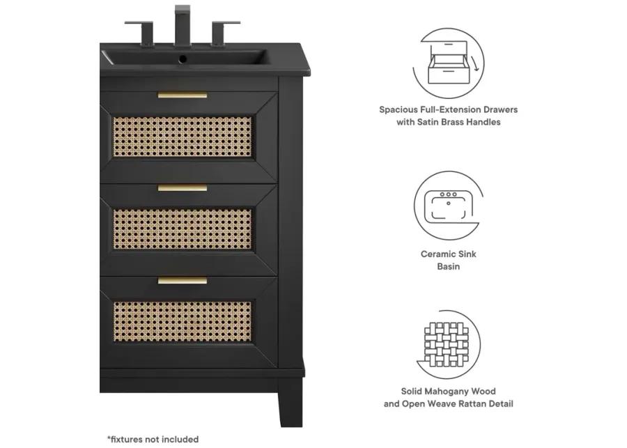 Dixie 24" Solid Wood Bathroom Vanity Cabinet