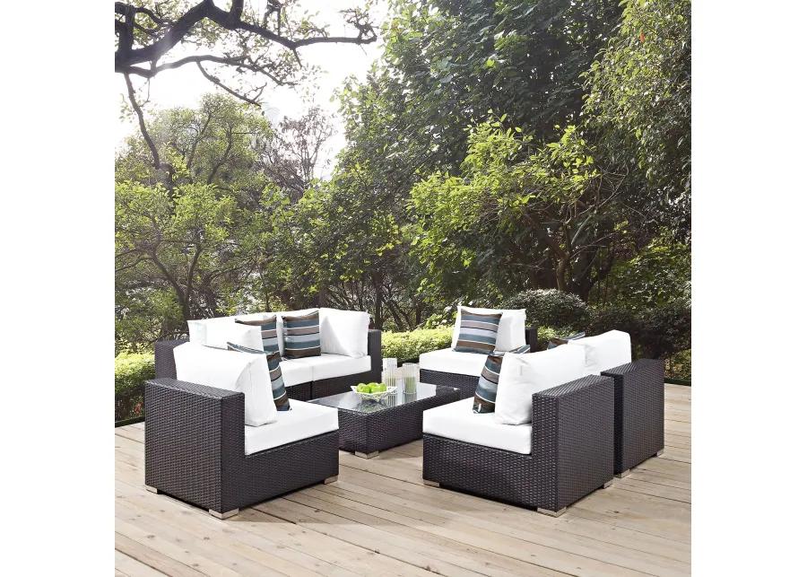 Convene 7 Piece Outdoor Patio Sectional Set