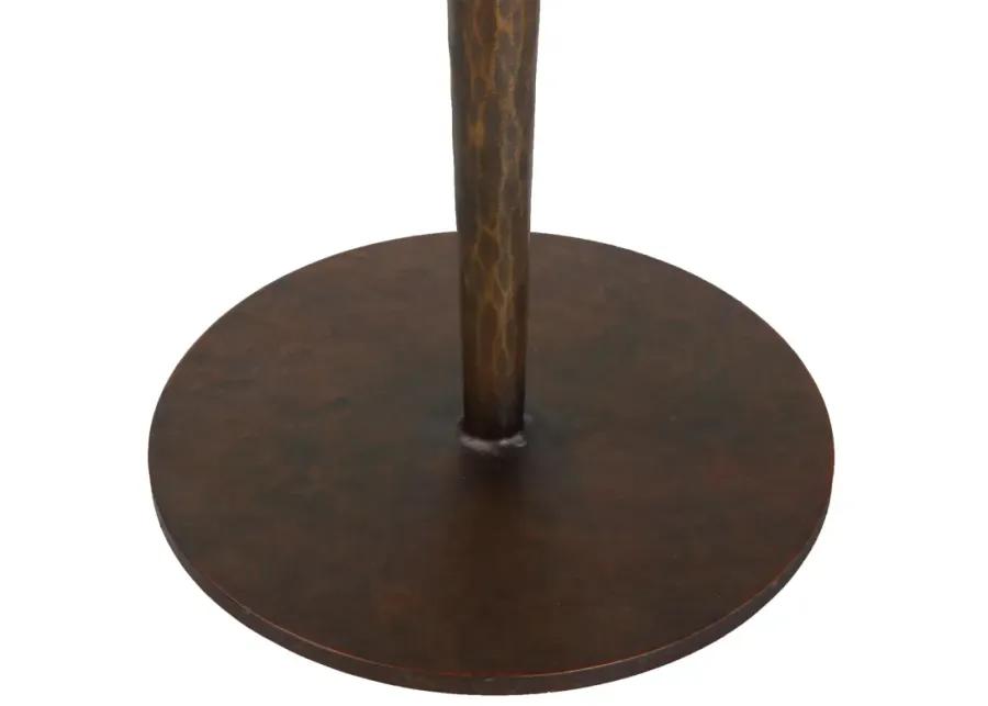 Industria Copper Bronze Accent Table