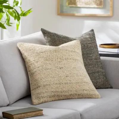 Oswin OWN-001 18"L x 18"W Accent Pillow