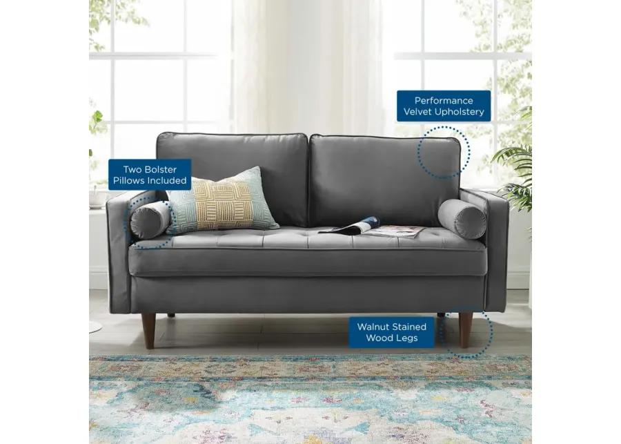 Valour Performance Velvet Loveseat