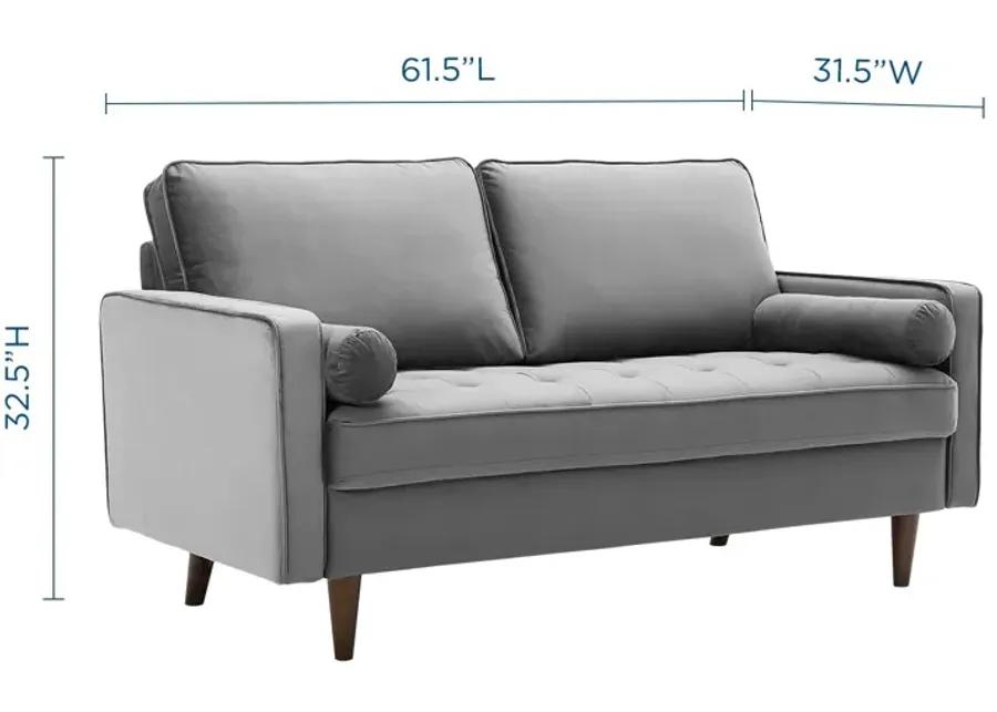 Valour Performance Velvet Loveseat