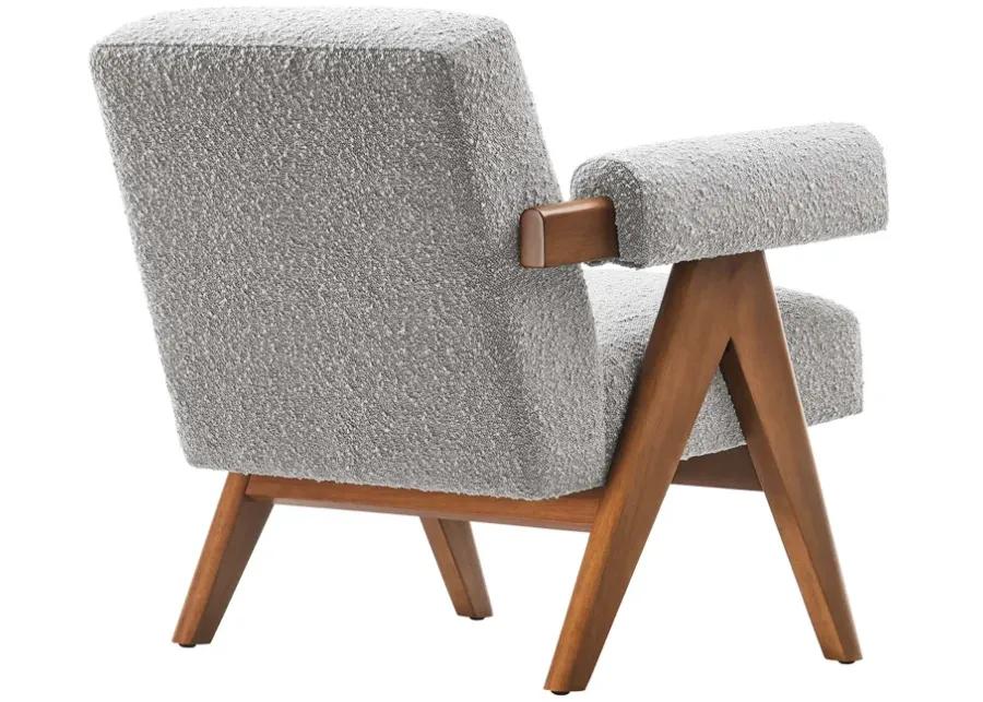 Lyra Boucle Fabric Armchair