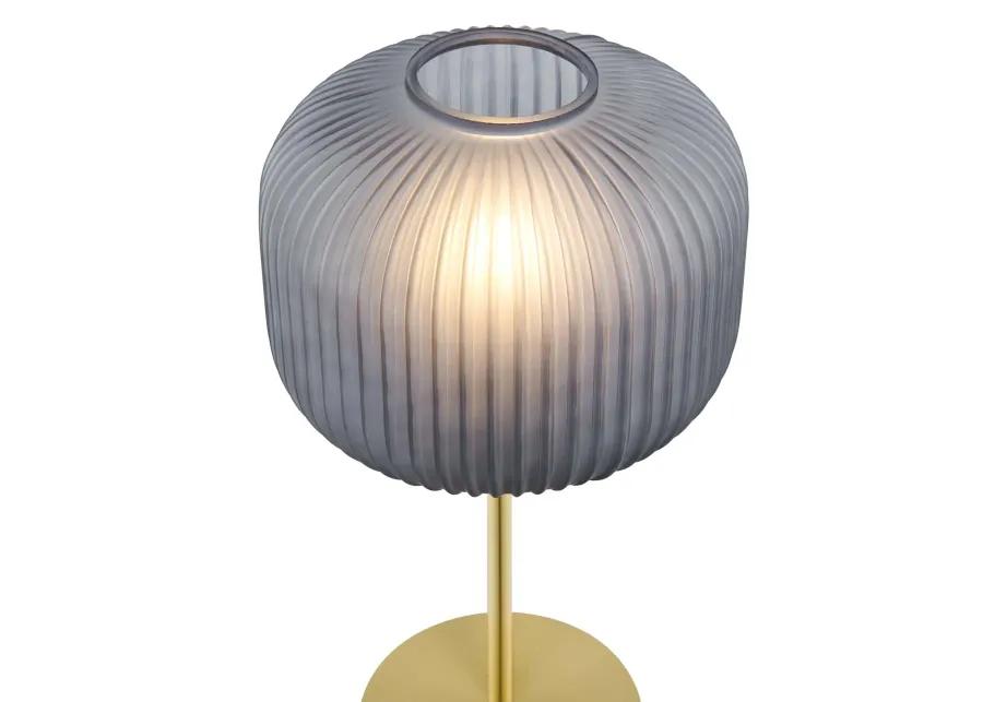 Reprise Glass Sphere Glass and Metal Table Lamp