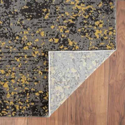 Ivy Impulse Speckled Abstract Embers Contemporary Area Rug  7'6" x 9'6"