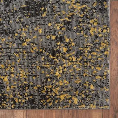 Ivy Impulse Speckled Abstract Embers Contemporary Area Rug  7'6" x 9'6"