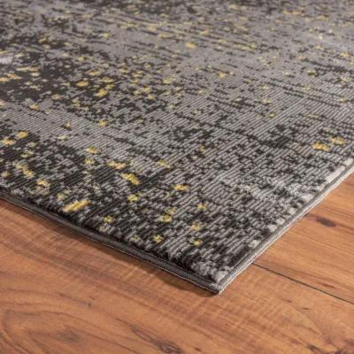 Ivy Impulse Speckled Abstract Embers Contemporary Area Rug  7'6" x 9'6"