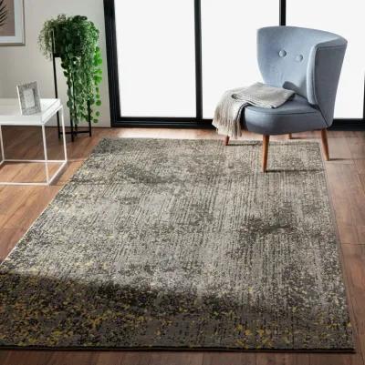 Ivy Impulse Speckled Abstract Embers Contemporary Area Rug  7'6" x 9'6"