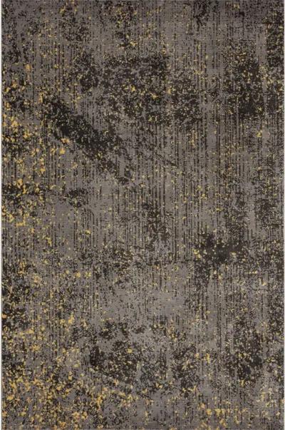 Ivy Impulse Speckled Abstract Embers Contemporary Area Rug  7'6" x 9'6"