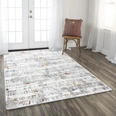 Westchester Ivory/Multi  Polypropylene/Polyester 5'3" x 7'6" Rectangle Rug