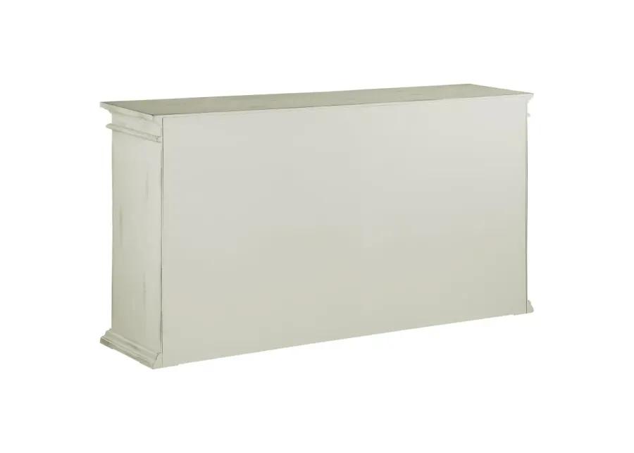 Kiara 4-door Accent Cabinet with Adjustable Shelves White