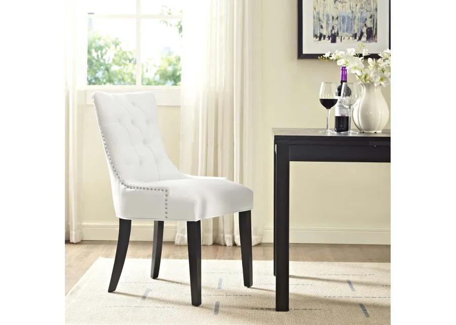 Regent Tufted Faux Leather Dining Chair