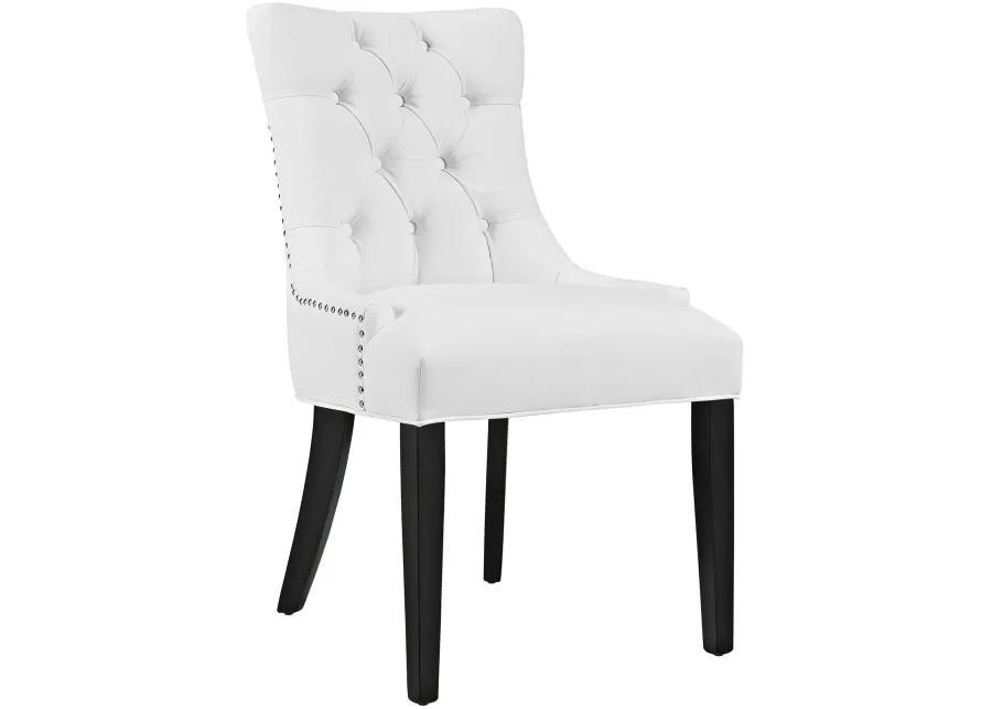 Regent Tufted Faux Leather Dining Chair