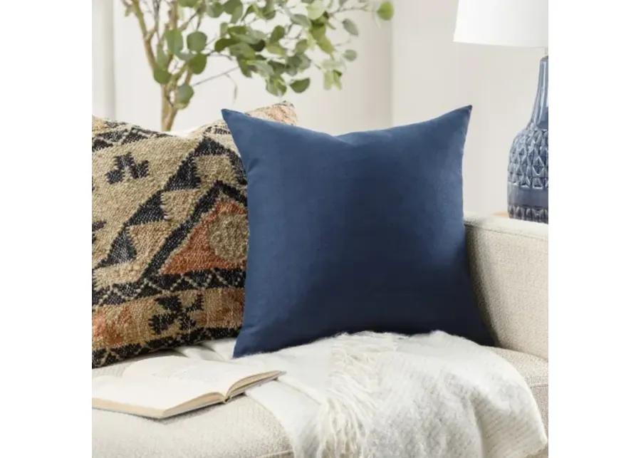 Linen Solid LSL-005 18"L x 18"W Accent Pillow