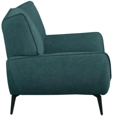 Acton 3-piece Upholstered Flared Arm Sofa Set Teal Blue