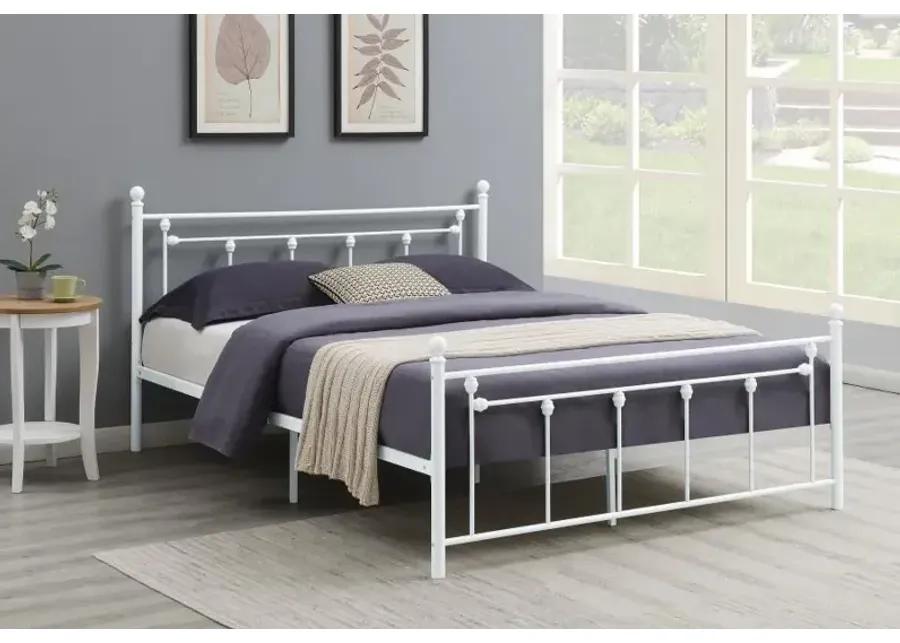 Kellan Metal Slatted Headboard Platform Bed