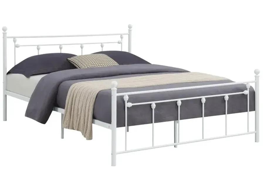 Kellan Metal Slatted Headboard Platform Bed