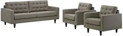 Empress Sofa and Armchairs Set of 3