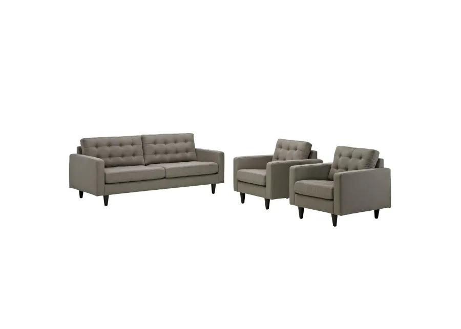 Empress Sofa and Armchairs Set of 3