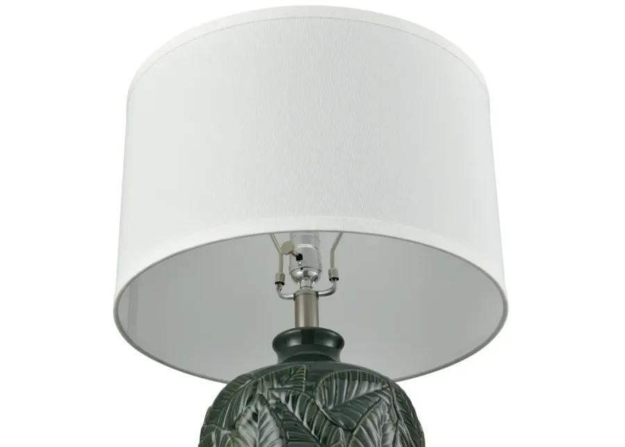 Goodell 27.5'' High 1-Light Table Lamp - Green Glaze - Includes LED Bulb