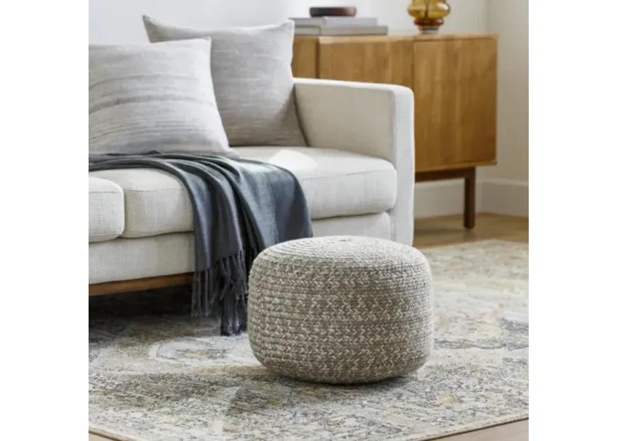 Entwined EDPF-003 12"H x 18"W x 18"D Pouf