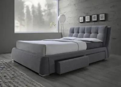 Fenbrook California King Tufted Upholstered Storage Bed Grey