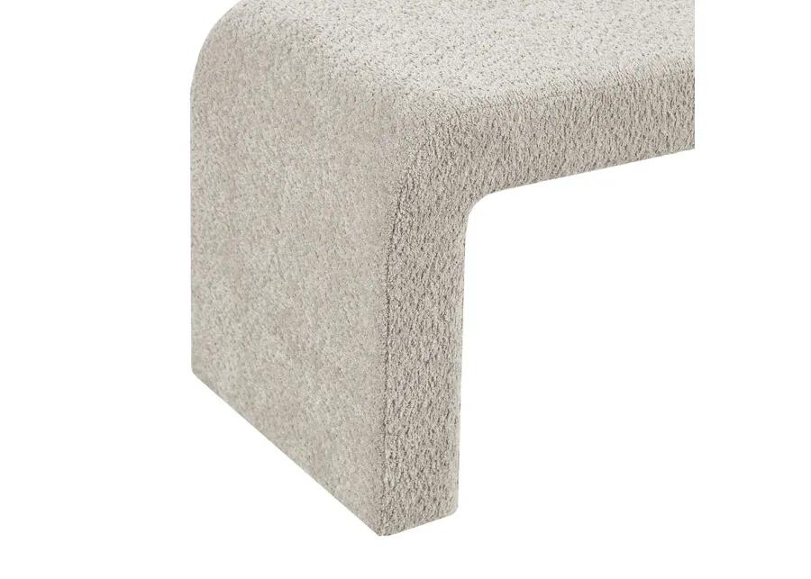 Boucle Waterfall Bench